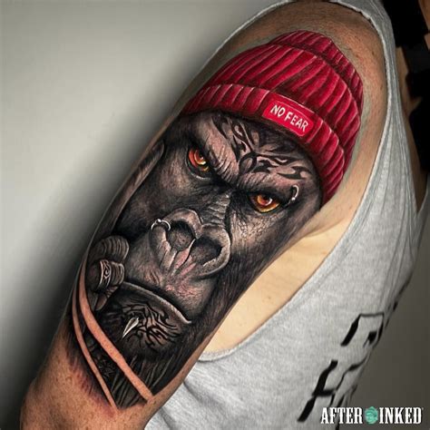 tattoo gorilla|The Gorilla Tattoo Meaning: What This Powerful。